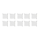 10Pcs 30x45cm Sublimation Blank Polyester Lawn Garden Flags Parade Banners qwe