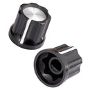 10 Pieces Electric Guitar Bass Plastic&Aluminum Sheet Control Knob Buttons
