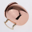 Small Moscow Mule Copper Mugs- Handcrafted Heavy Mug Cups with Double Walled -