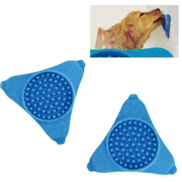 Silicone Pet Treater For Dogs Wall Feeder Slow Food Mounted Sucker Best Lic D4C0