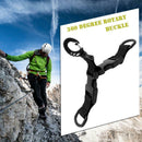 Outdoor Keychain Buckle 360 Degrees Rotation D Shape Climbing Bag Carabiner