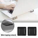 1pair Invisible Design Laptop Stand Cooling Hands Free Office Portable Foldable