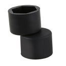 20pcs 19mm Car Silicone Wheel Lug Nut Bolt Cover Tyre Screw Cap Black
