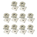 20 Pack Brass Invisible Magnetic Snap Button Clasp Sew on DIY Craft Closure
