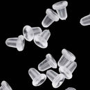 Bullet Plastic safety earring backs 100pc 50pairs 3C