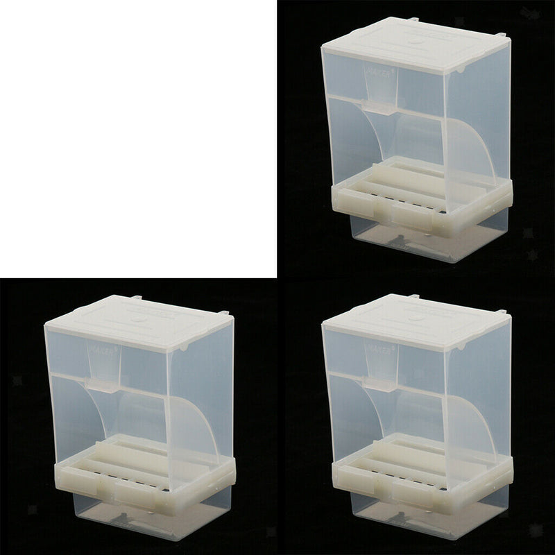 3Pcs Automatic Bird Feeder, No Mess Bird Feeder Parrot Integrated Budgie Feeder