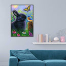 5D DIY Full Drill Diamond Painting Rabbit Cross Stitch Embroidery Mosaic