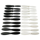 Propeller Set Airscrew Replacement For Hubsan X4 H107L Accessory Black+White