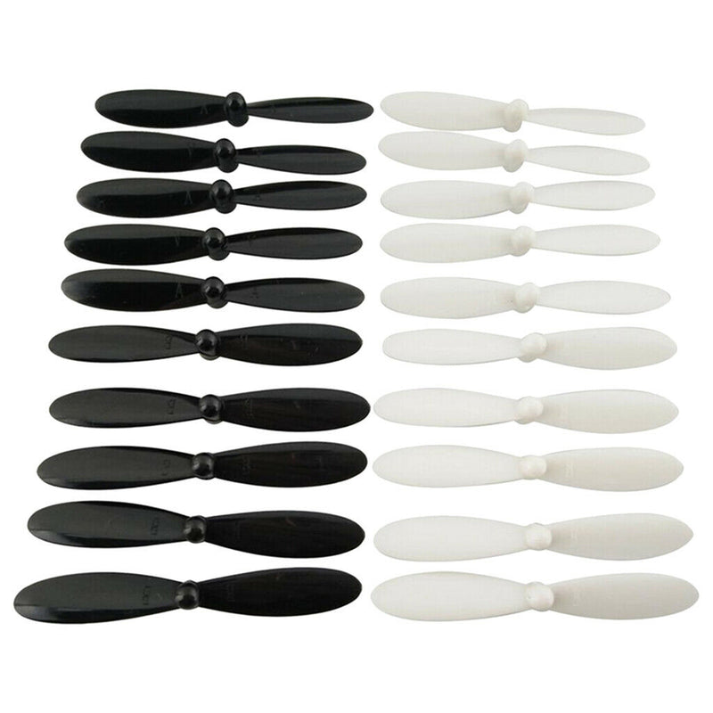 Propeller Set Airscrew Replacement For Hubsan X4 H107L Accessory Black+White