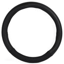 Seasons General PU Leather Car Steering Wheel Anti Slip Protector (Black)