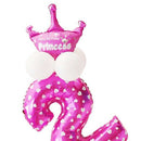 Number balloon 0 - 9 latex balloon giant number balloons foil balloon baby  Y4N2
