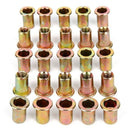 25 x M6 threaded rivets threaded insert threaded galvanized steel screws se W7B7