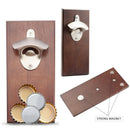1Pcs Creative Retro Wall-Mounted Bar Beer Glass Bottle Opener Home Decorati