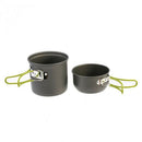 Outdoor Camping Portable Tableware Cooker 1-2 People Camping Set Pot Outdoo