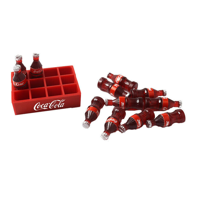 Rc Mini Coke Bottle & Tray Decoration Accessory Tools For 1/10 Rc Crawler C T8N5
