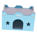 Creative Small Animals Hamster Chinchilla Ferret Sleeping House Hut - Blue
