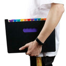 24 Pockets Expanding File Folder Large Space Design A4 Filing Folders Box F