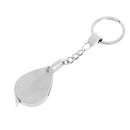 Loupe Folding Pocket 10X Magnifier Loupe Magnifying Glass Lens With Keychain  FT