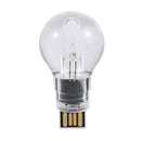 16GB USB Flash Drive 2.0 Memory Stick Flash Disk Drive Light Bulb Light Blu