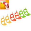6 Pcs Easy Opener Lemon Orange Peeler Slicer Cutter Plastic Kitchen Tool new