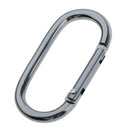 5-Pack Carabiner, Spring Snap Hook Aluminum Clip Buckle 50mm for Outdoor Camping