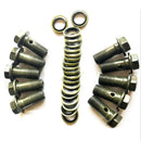 Motorcycle Double Banjo Bolt M10 *1.25Pitch Brake Dual Line Hose Dirt Pit Bike3C