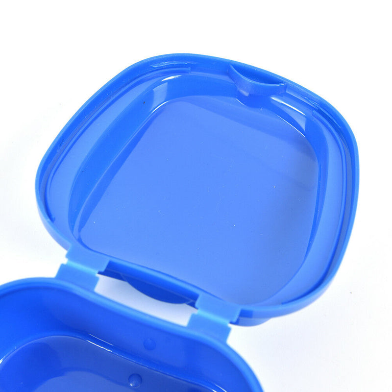 Denture Box Container Tooth Storage Case False Teeth Rinsing Basket DentalCa BX