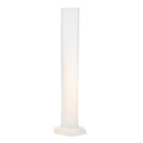 Lab Set 500mL Capacity Clear White Plastic Graduated Cylinder