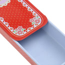 Rectangular Slide Cover Mini Iron Box Storage Pill Case Portable Tin Containe ly
