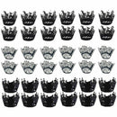 36pcs Black Halloween Hollow Cake Paper Cup Liners Baking Cupcake Wrappers Cases