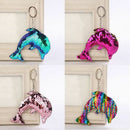 Shiny Fashion Jewelry Girl Kids Gifts Dolphin Key Ring Handbag Pendant Hold G5J9