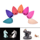 70Pcs Dainty Reflux Tower Incense Tea Smoke Backflow Aroma Cones OZ