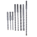 8x Electric Hammer Drill Round Handle 2 Pit 2 Slot Impact Drill Cement Drill