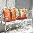 Set of 4 Fall Pillow Covers Autumn Theme Farmhouse Decorative Throw Pillow