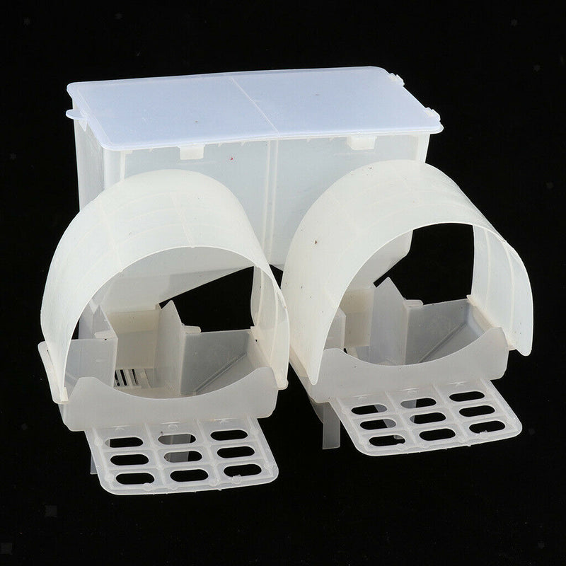 Unique Bird Poultry Feeder Plastic Food Container Parrot Pigeon Splash Proof