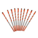 10Pcs Triangle Head Ceramic Glass Tile Drill Bits Set 6mm Spade Drill Bit