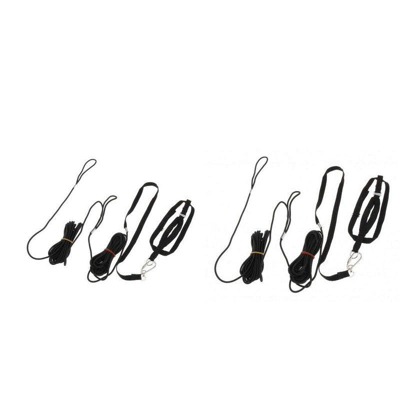 Set Of 2 Birds Leash Parrot Traction Rope For Medium Large Birds