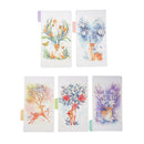 5pcs Plastic Divider Tabbed Paper Notebook Planner Filing Organizer A6