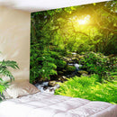 Nature Print Tapestry Wall Hanging Blanket Panel Throw Cover Beach Towel g