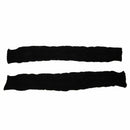 Fashion Lady Arm Warmers Pattern Knitting Wool Fingerless Gloves - Black