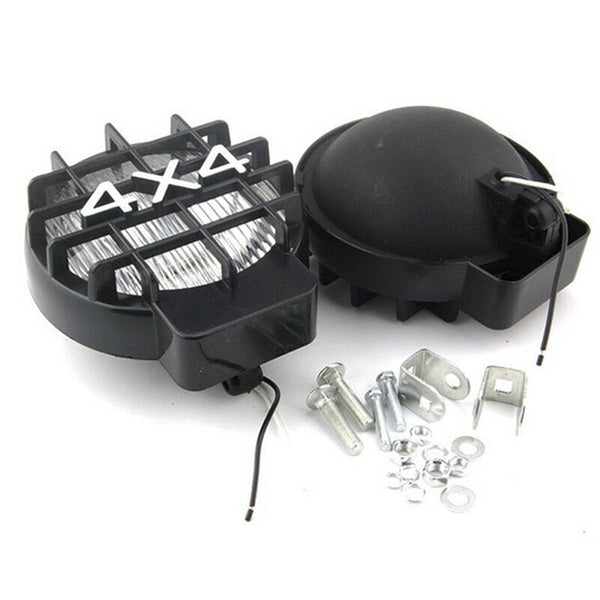 1X 5.5" 4X4 Round Off Road White Driving Halogen ATV Fog Light Lamp Spotli 3C