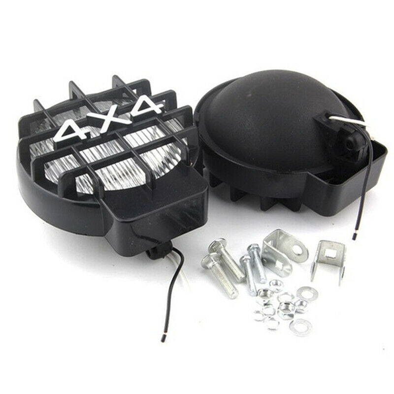 1X 5.5" 4X4 Round Off Road White Driving Halogen ATV Fog Light Lamp Spotli 3C