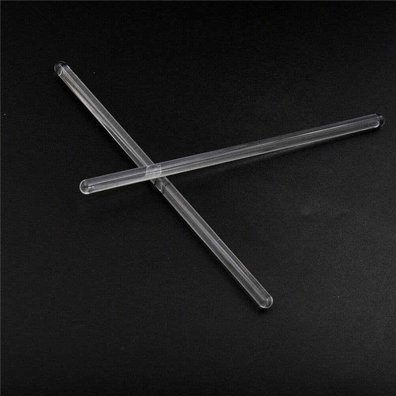 2pcs Lab Use Stir Glass Stirring Rod Laboratory Tool 6*150mm Nw