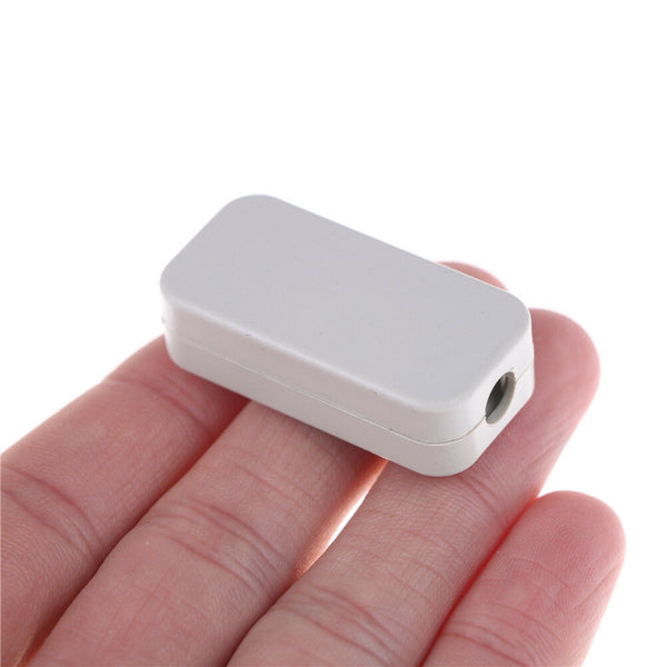 5pcs White Plastic Black Waterproof Case Project Junction Box 40*20*11mm A uW