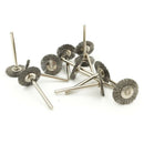 100Pcs For Rotary Wire Brushes Wheels Set 3.0Mm Shank For Accessories Wood  P7Z9