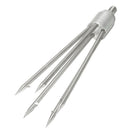 5-Prong Fishing Fish Frog Eel Salmon Stainless Spear Gig M8 Long Nut Barbed A6D0