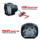 1Pcs 15W 9 LED Motorcycle Boat Spot Driving Headlight Fog Light Lamp P NLK