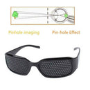 Eyewear Pinhole Glasses Training Black Eyesight Improvement Vision Fas Care B9G2