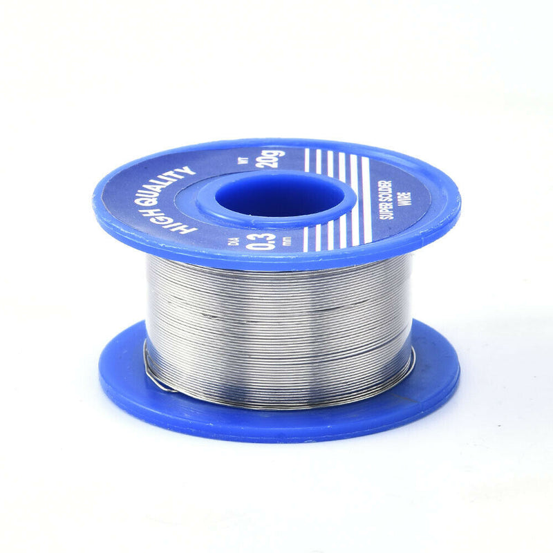 63/37 0.3mm Tin Lead Line Soldering Rosin Core Solder Flux Welding Wire Reel TR