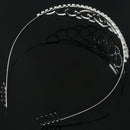 Wedding Tiara Bridal Bridesmaid Rhinestone Crown Headband Tiara Clasp Barre U2F2